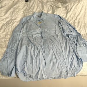 Men’s blue dress shirt by Turnbulle & Asser